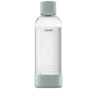 Mysoda flaske til kullsyremaskin 1 l, plast, 2-pakning