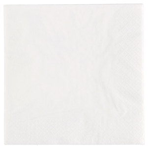 Servietter hvite 40 x 40 cm, 50-pakning