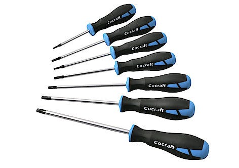 Skruvmejslar T Cocraft, 7 delar