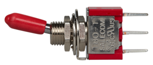 Minikytkin 1-napainen on/off/on