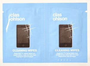 Våtservetter för skärmrengöring Clas Ohlson