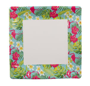 Papperstallrikar Tropical 23x23 cm, 20-pack