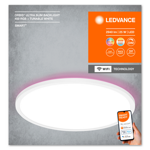 Ledvance SMART+ ORBIS Ultra Slim plafond 400 mm RGBW