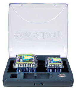 Batteribox med batteriprovare