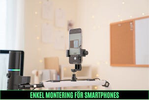 Streamplify Mount Arm Pöytäteline vloggaamiseen ja podcasteihin