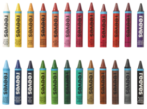 Vaxkritor akvarell Reeves