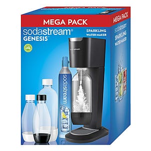 Kolsyremaskin SodaStream Genesis Titan Silver MegaPack