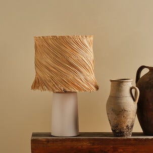 Bordslampa Miranda i rotting och keramik E27, Northlight