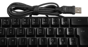 Deltaco DK240 gaming tangentbord 60 procent, svart