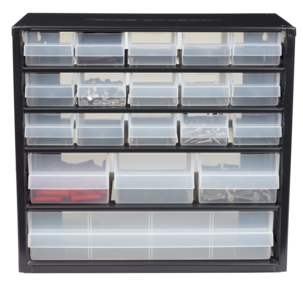 Cocraft sortimentskap, 19 skuffer