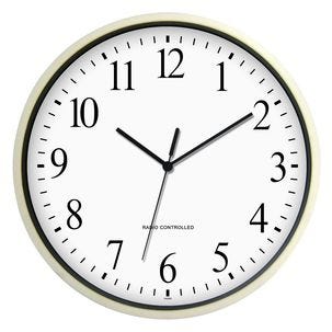 Radiokontrollerad väggklocka