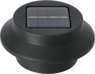 Solcellebelysning til takrenner, svart