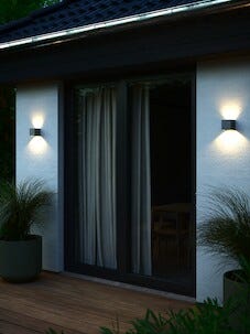 Nordlux Milda Kubi fasadebelysning opp og ned IP44, LED