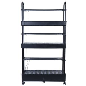 Sett for hydroponisk dyrking med 90 plugger, 3 etasjer