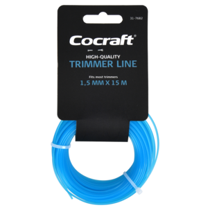 Trimmertråd på spole, 1,5 mm x 15 meter