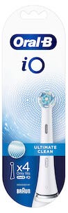 Oral-B iO Ultimate clean børstehode refill, 4-pakning