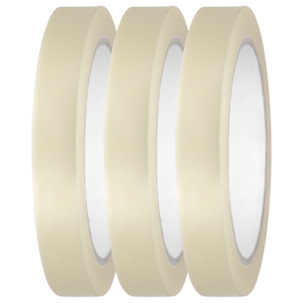Genomskinlig kontorstejp och hushållstejp, 3-pack