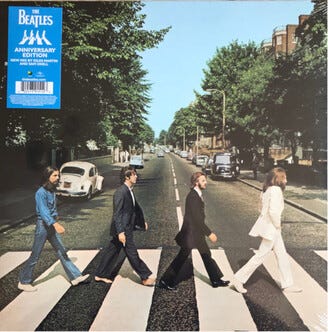 The Beatles Abbey Road vinylskiva (50th Anniversary Edition)