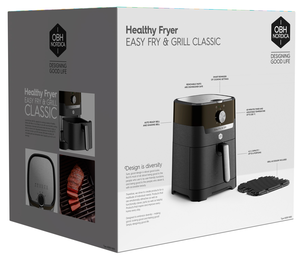 OBH Nordica Airfryer Easy Fry & Grill Classic 2in1, 4,2 liter
