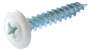 Asennusruuvi, valkoinen