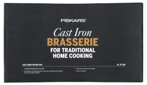 Fiskars Brasserie Paistinpannu valurautaa, 27 cm