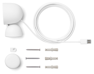 Google Nest Cam overvåkningskamera innendørs