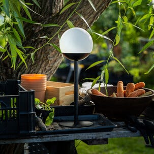 Bordslampa utomhus solcell USB-C, uppladdningsbar