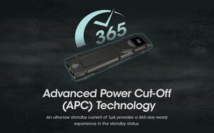 Nitecore sterk lommelykt, oppladbar, USB-C, 3000 lm