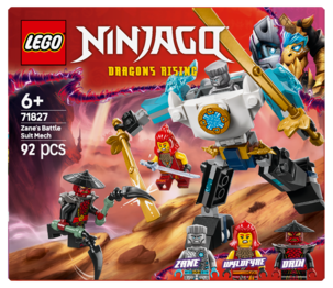 LEGO Ninjago Zanes stridsrobotdräkt 71827, från 6 år