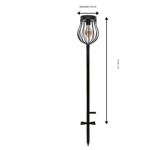 Solcellslampa markspjut Northlight