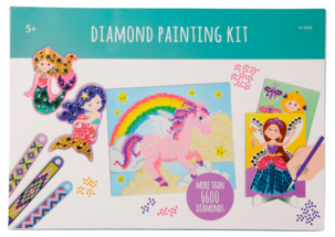 Diamond Painting Set, diamantmålning, från 5 år