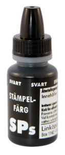 Stämpelfärg Point, svart
