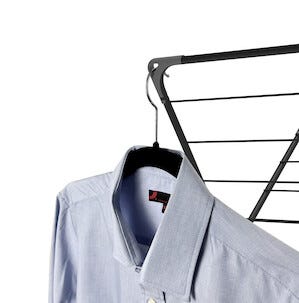 Rise sammenleggbart tørkestativ, svart