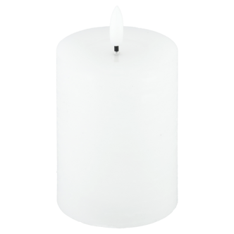 LED-kubbelys med tidsur, hvitt, Northlight, diameter 7,5 cm
