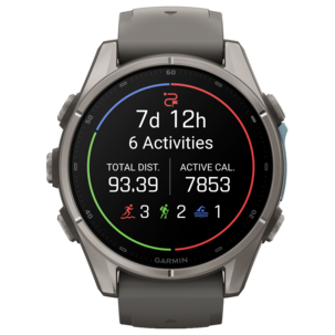 Garmin fēnix 9 äventyrsklocka, stengrå titan