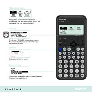 Casio FX-82CW ClassWiz kalkulator for grunnskole og videregående