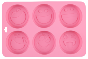 Silikonbakform Smiley