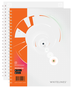 Whitelines kollegieblock A5 dotted