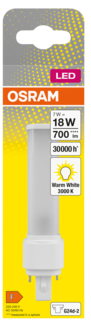 Kompaktlysrör LED G24D-2 7 W D18 Osram Dulux