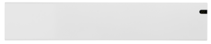 Adax Neo Basic Sähköpatteri kiinteään asennukseen, matala, valkoinen
