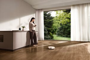 Xiaomi H40 robotdammsugare med mopp, självtömmande