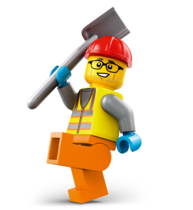 LEGO City Rakennustyömaan tiejyrä 60401, yli 5-vuotiaille