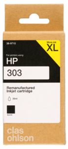 Bläckpatron motsvarande HP 303 XL , Clas Ohlson XL