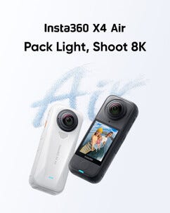 Insta360 X4 Air 360-kamera med tilbehør