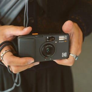 Kodak Snapic A1 analog kamera med glasobjektiv