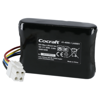 Batteri 20 V/2,0 Ah Cocraft 300 robotgräsklippare