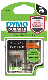 Märkband Dymo D1 Durable