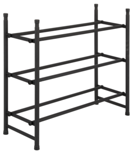 Skohylla ställbar, metall