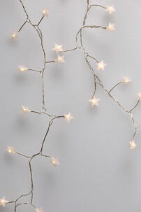 Northlight batteridriven ljusslinga stjärnor, 2,5 m