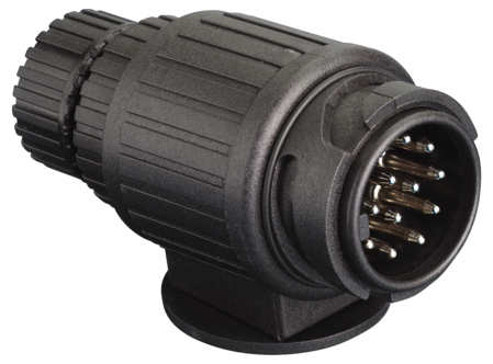 Släpvagnskontakt 13-polig hane 12 V